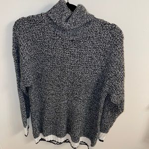 Divided H&M Sweater Dress Size L Color Black White